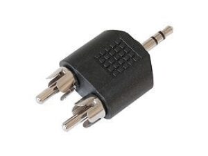 3.5mm stereo verloop plug naar 2x cinch