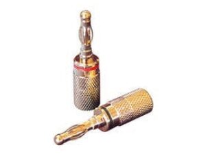 Audio Dynavox Banaanstekker rood