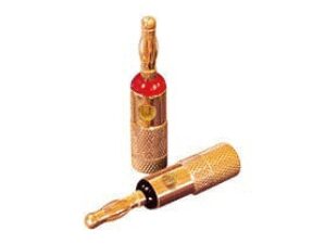 Audio Dynavox Banaanstekker zwart (klemcilinder)