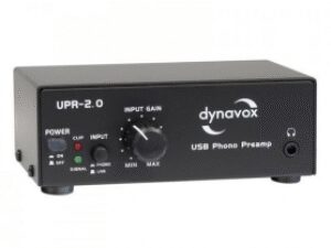 Audio Dynavox Dynavox Phono voorversterker usb UPR 2.0 zwart