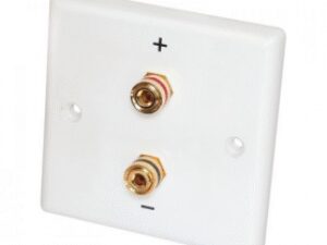 Audio Dynavox LS wandplaat wit – 2 voudig