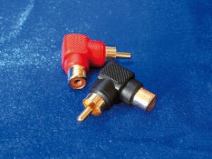 Cinchkoppeling rood abs