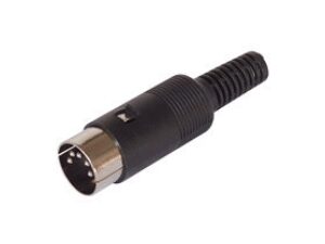 DIN Stekker 5 polig – male