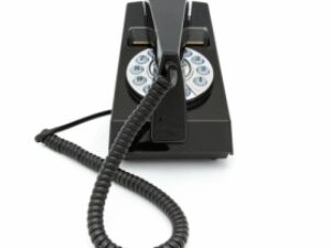 GPO 1960PUSHBLA Telefoon Trim retro jaren ’60 druktoetsen zwart