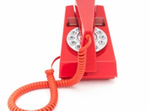 GPO 1960PUSHRED Telefoon Trim retro jaren ’60 druktoetsen rood