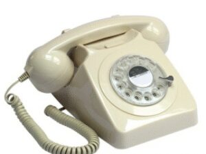 GPO 746 Draaischijf Retro Telefoon Ivoor