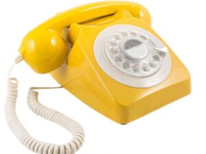 GPO 746 Draaischijf Retro Telefoon Mosterd