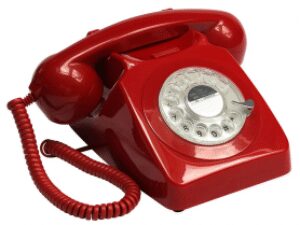 GPO 746 Draaischijf Retro Telefoon Rood