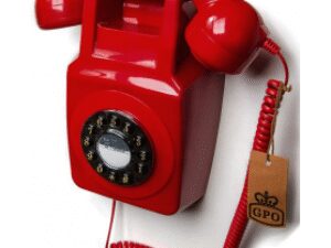 GPO 746 Retro Wandtelefoon Rood