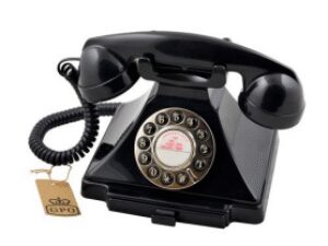 GPO Carrington Retro Telefoon Zwart
