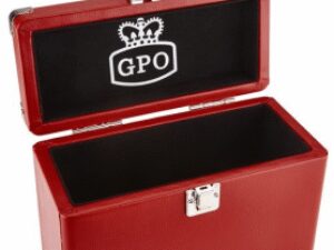 GPO Platenkoffer voor Singletjes Rood