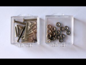 Toner kop set boutjes en moertjes (32 stuks)