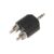 3.5mm stereo verloop plug naar 2x cinch